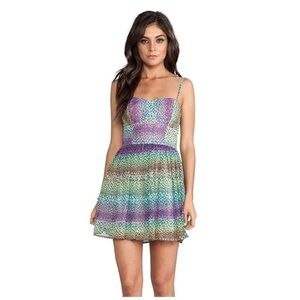 Jack by Bb Dakota rainbow Keelia dress NWT